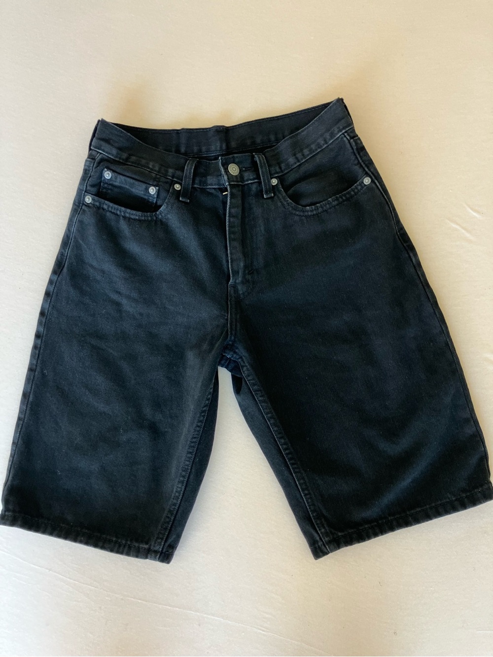 Levi's Black Denim Jean Shorts